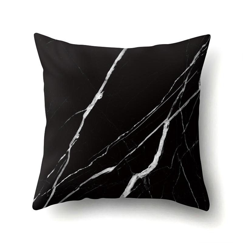 Polyester Pillow Case Automobile Decoration Home Printed Pillow Case Waist Cushion Cover Car Cushion Head Cushion Cover