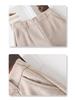 Women's Woolen Wide-Leg Drape Pants: New 2025 Loose, Stylish Velvet-Enhanced Suit Trousers for Autumn and Winter.
