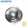 KCvents Ventilação 6/8 Polegadas Saída de Exaustão, Saída de Ventilação de Parede Aço Inoxidável Grelhas de Sótão Tampa de Ventilação Redonda para Sistema HVAC.
