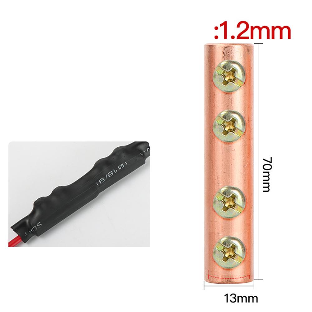 1pc GT16/25/35/50 Pressure-free Connecting Pipe Connector Terminal Block With Heat Shrink Tube For Electrical Equipment