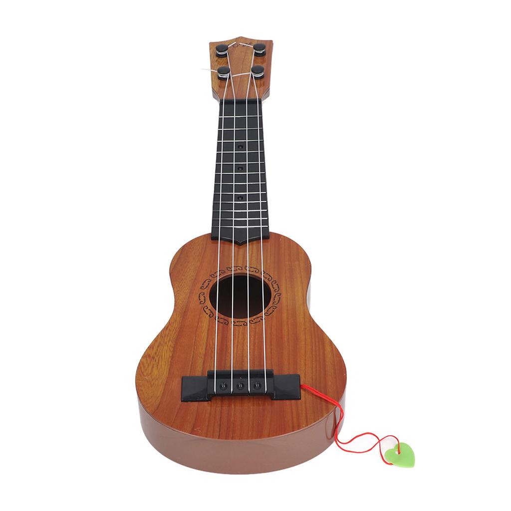 Kids Ukulele Guitar 4 String Educational Lifelike Portable Musical Ukulele Toy for Beginners Type 1