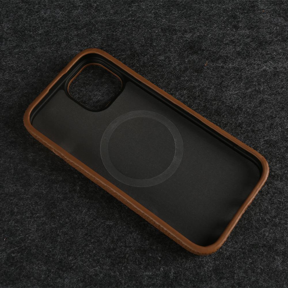Magnetic Magsafe Genuine Leather Case for Iphone 16 Pro Max Iphone15 14Pro Cover Luxury Business Vintage Phone Cases Fundas