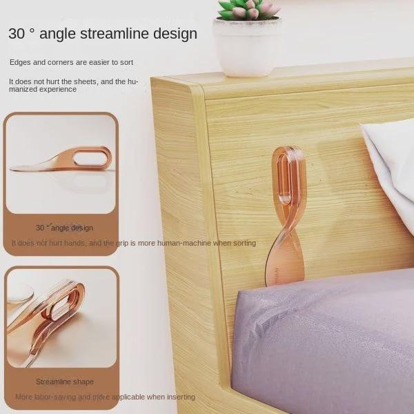 Zvedač matrace Praktický klín na matraci Zvedač Ergonomický nástroj pro zvedání matrace postele pro snadné stlaní postele, umožňuje rychlé zastrčení prostěradla