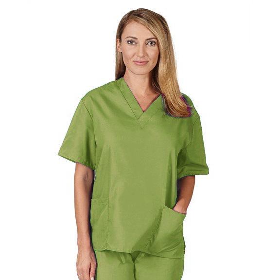 

Хірургічний костюм Xia Doctor Unisex: Зручна, дихаюча та поглинаюча піт хірургічна сорочка з коротким рукавом XXL