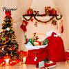 Christmas Velvet Gift Bags Large Bag, Santa Claus Sack with Adjustable Decorative Bag Drawstring, Reusable Fabric Storage Pouch for Xmas Holiday
