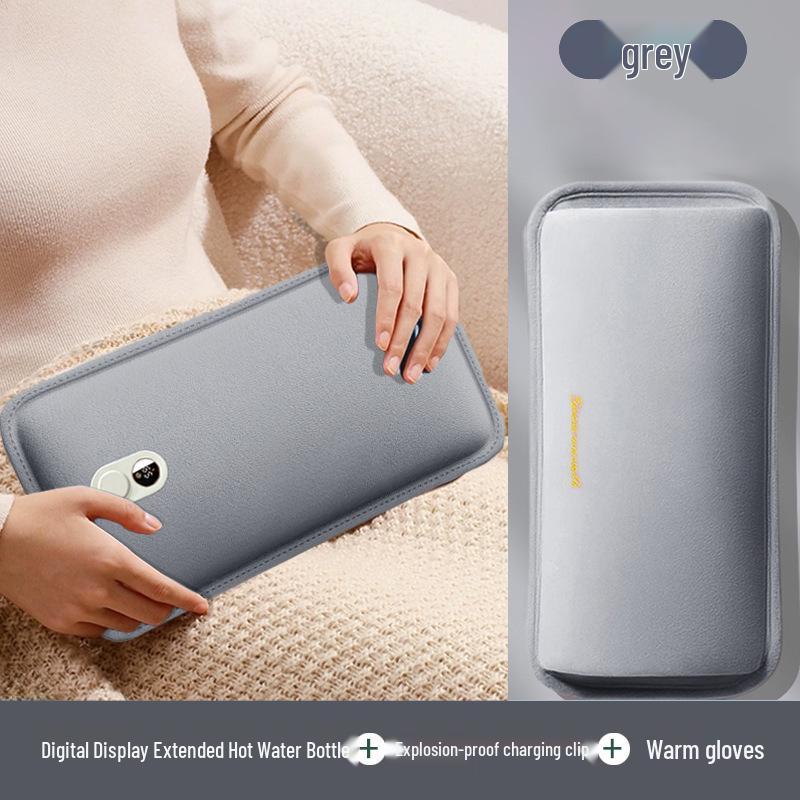 Electric Explosion-Proof Rechargeable Hand Warmer & Large Hot Water Bag