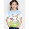 summer Fashionable Comfortable Soft Children's Top Cartoon  Animal Series 3d Round Neck Short Sleeve Leisure versatile Children's T-shirt