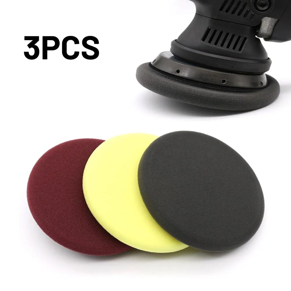 Brand New Useful Replacement Polisher Buffer Polishing Sanding Pad 150mm 3PCS/Set Assembly Foam Polishing Pads
