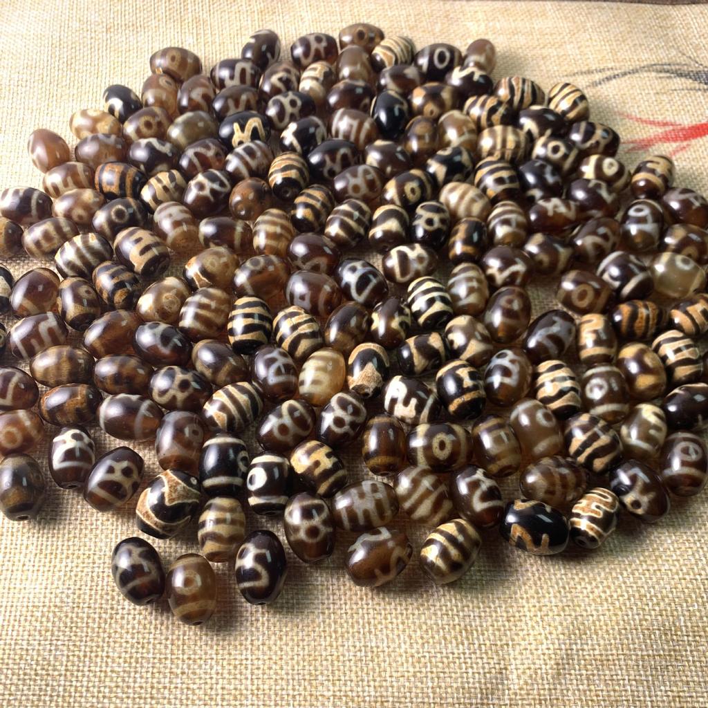 Duo Bao Da Luo 19x13.5mm Dzi Bead Pendant Necklace Bracelet DIY Accessories