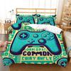 3D Digital Printed Bedding Set Game Machine Pattern Quilt and Pillow Case Set Single/Double Bed Full Size Home Decoration Bedding Set