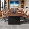 8Feet Conference Table, Large Office Conference Table for 8-10 Person, Business Seminar Furniture for Conference Room