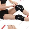 1 Pair Knee Protector Elastic Fabric Compression Thickened Knee Sports Gear Pad