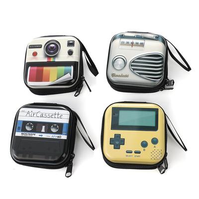 Creative Women's Wallet Retro Personalized Mini Coin Wallet Purse  Earphone Box Bags Coin Wallets Tape Camera Tinplate Bag