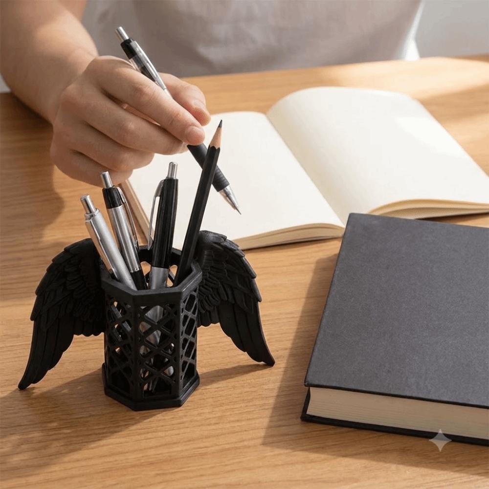 Hollow 3D Printed Pen Stand Stable Makeup Brush Holder Multi-functional Desk Organizer Bedroom