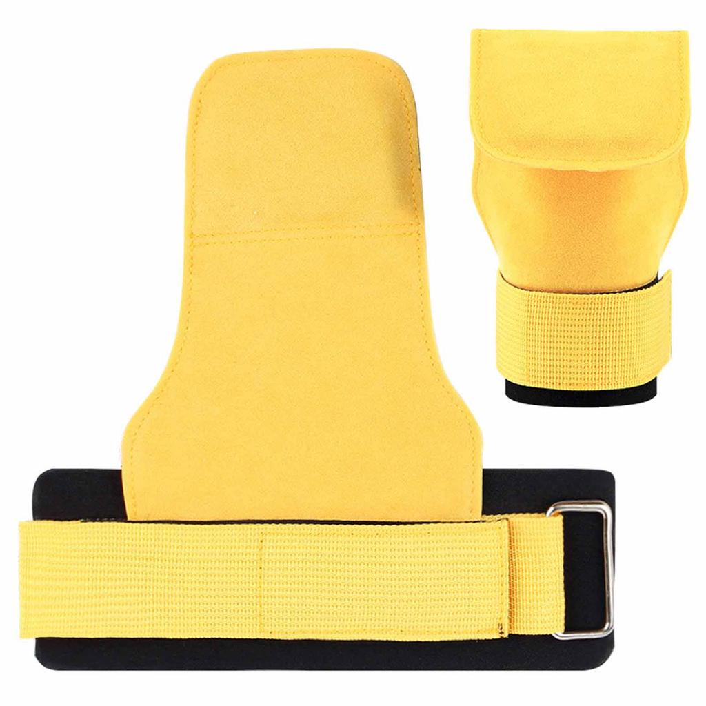 Leather Hand Guards for Weightlifting – Wrist Support Grip Straps for Pull-Ups, Deadlifts, Strength Training & Quantitative Workouts