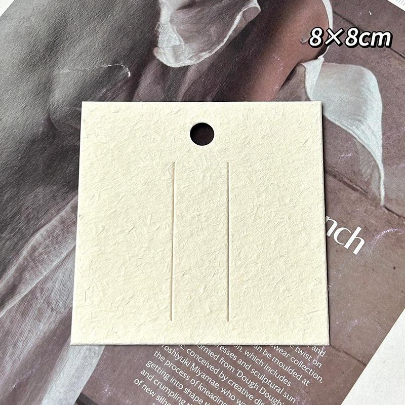 Fashionable and Minimalist Accessory Cardstock Earrings and Necklaces Display Card Hairbands Hair Clips Packaging Paper Cards Jewelry Back Cardboard