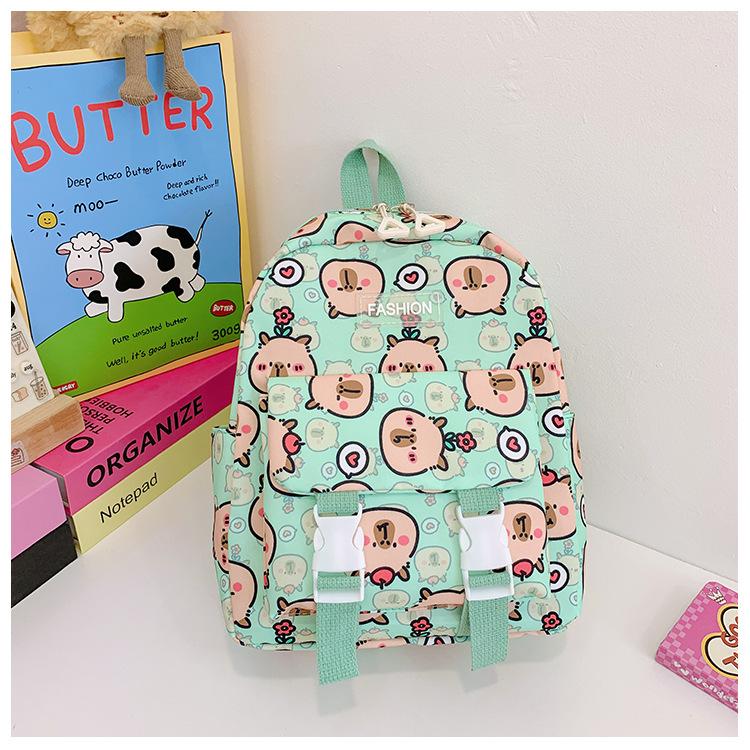 School BagsKapibara Children's Backpack Casual Cute Little  2-5 Years Old Child Back