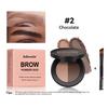 Пудра для бровей Duo Кисть Стойкий Трехмерный Эффект Натуральные Брови Макияж Многофункциональная Контурная Теневая Пудра