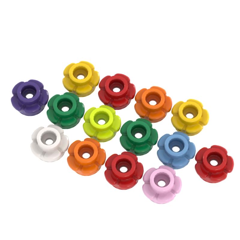 Non-Toxic Flower Stars Plant Moc Building Blocks Toys City Forest Classic Brick