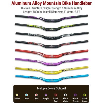 31,8MM Mountainbike Lenker Aluminiumlegierung Fahrrad Riser Lenker 30MM Erhöhung 780MM Breit Fahrradlenker mit Lack Matt Oberfläche