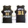 Mens Cotton Blend Basketball Jersey Vintage Style Tim Duncan Manu Ginobili Victor Wembanyama Dennis Rodman Fan Apparel
