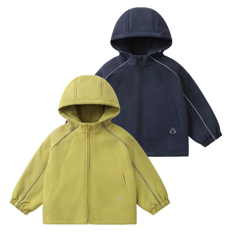 Boys Winter Waterproof Fleece Jacket Kids Warm Thick Coat Toddler Casual Outerwear