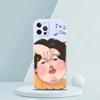 Cartoon Funny Boy Girl Couple Luxury Phone Case For iPhone 16 15 14 13 12 11 Pro Max XS X XR SE 7 8 Plus Silicone Clear Cover