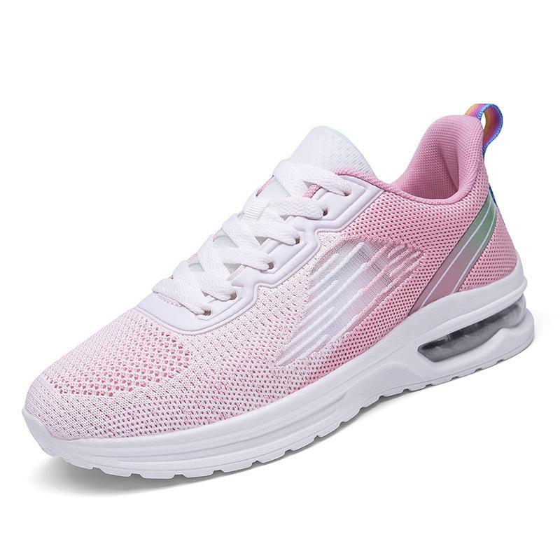 Nuove scarpe con ammortizzazione ad aria scarpe da corsa casual scarpe sportive in tessuto volante studente rete