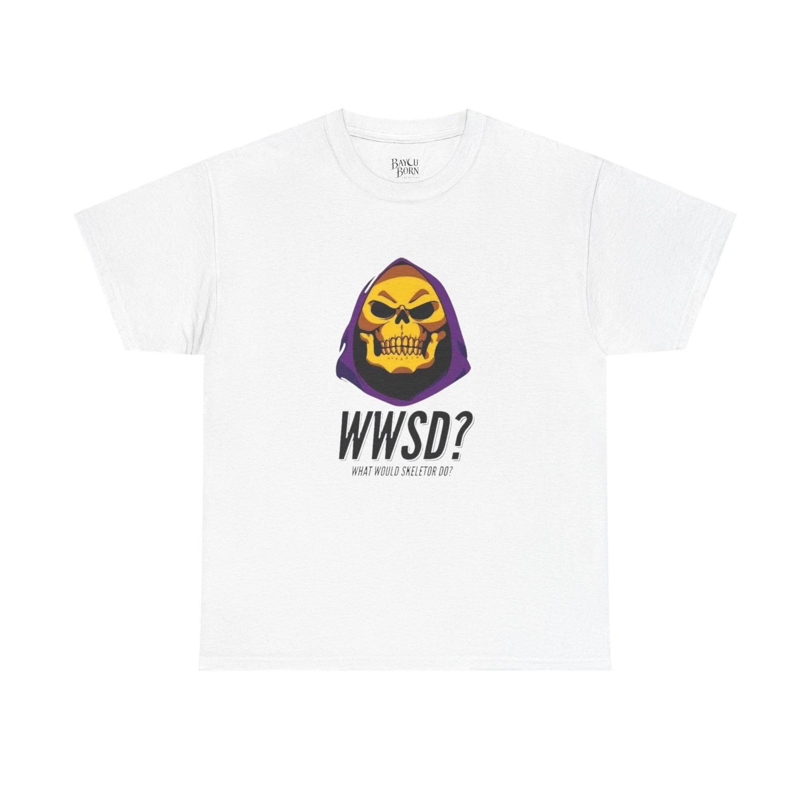 Skeletor  WWSD?  Graphic Tee | Villain Skull Design L