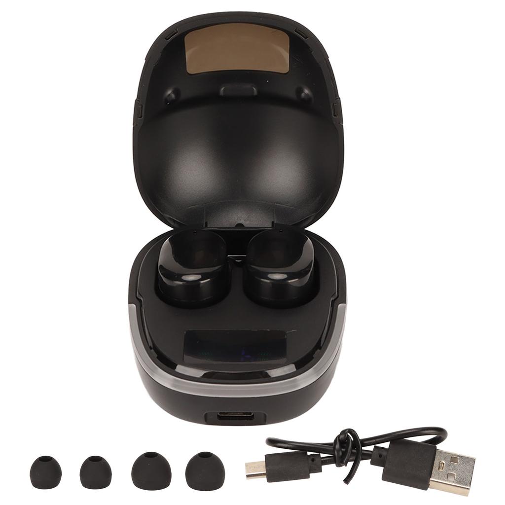 Wireless Bluetooth Earbuds Touch Control Stereo Bass IPX7 Waterproof Built in Mic Wireless Headsets with Charging Case