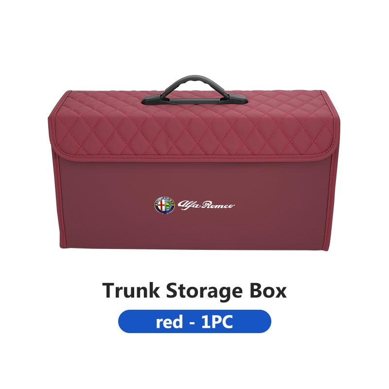 Auto-Organizer Kofferraum-Aufbewahrungsbox Stau-Aufräum-Behältertasche für Alfa Romeo GT Stelvio F1 Brera Volante Tonale Gloria Disco