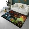 WOW Game World of Warcraft Gamer HD Teppich für Zuhause Wohnzimmer Schlafzimmer Sofa Fußmatte Dekor, Kinderteppich Rutschfeste Bodenmatte