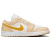 Air Jordan 1 Low Sail Yellow Ochre Women Sneakers Cream Pale-Vanilla White DC0774-170