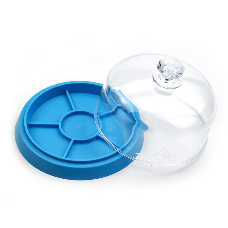 6 Slots Watch Dust Sheet Cover with Tray Watch Movement Repair Tool Spare Protector Watchmaker Repair Tools Jewelry Tools