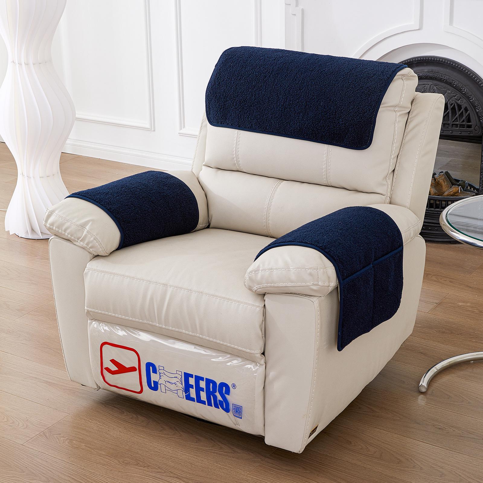 

Набір подушок-підголівників та підлокітників для дивана з овечої вовни з кишенею для зберігання Pair of Armrests (Two Pockets)