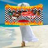 Lightning McQueen Beach Towel Outdoor Camping Beach Towel for Vacation Swim Outdoor Pool Absorbent Bath Towel