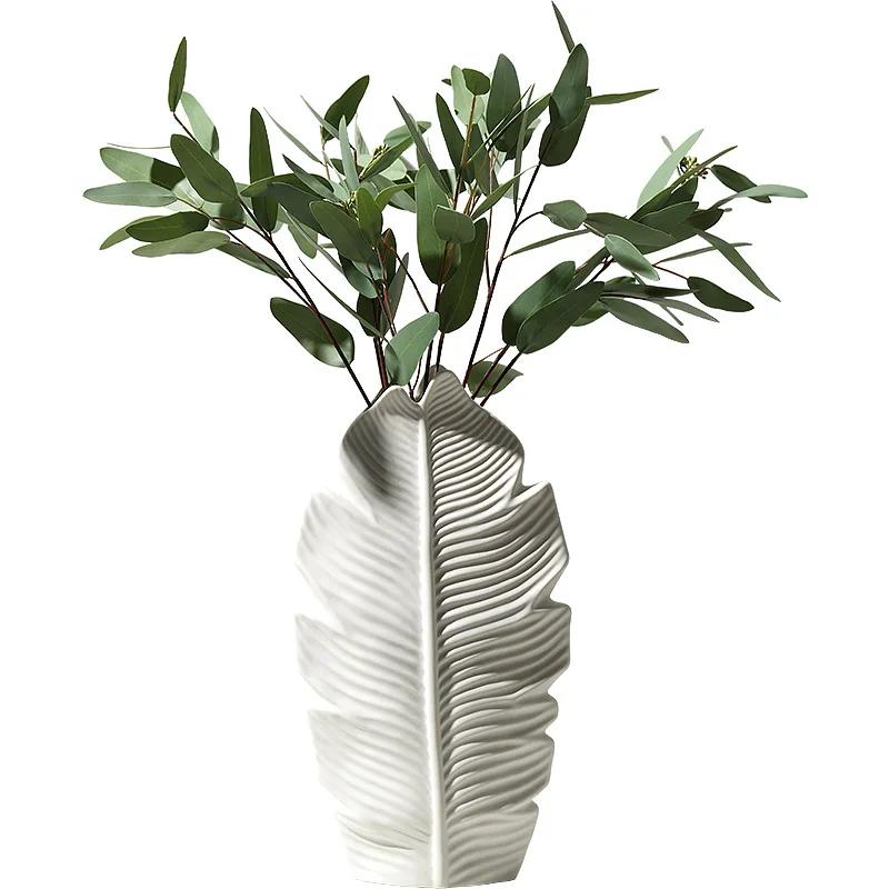 Beihanmei Modern Minimalist Ceramic Vase Ins Style Home Decor for Living Room Dry Flower Arrangement