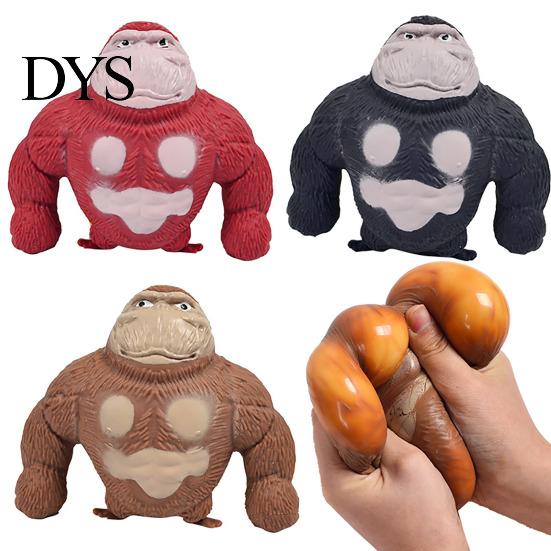 High Elasticity Squeeze Toy Stress Relief Gorilla Soft Stretchy Orangutan Sensory TPR Concentration Aid Hand Exercise Relaxation Ball Party