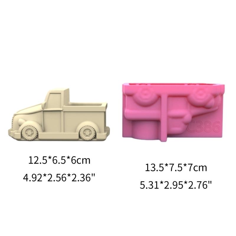 Suculente ghiveci de flori rășină silicon mucegai potrivit pentru DIY grădină beton stilou suport lumânare suport artizanat Home decor