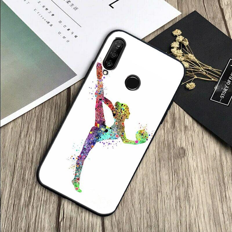

Gymnastics Watercolor Printing For Huawei Nova Y91 Y90 Y60 Y70 Y61 Y72 Y73 3i 7i 8i 11 12i 9 10 SE P20 P30 Pro P40 Lite Case Huawei Nova 10