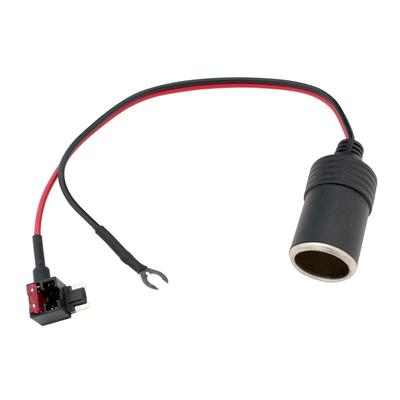 Kaito Denshi Cigarette Lighter Socket with 10A Fuse, Low Profile