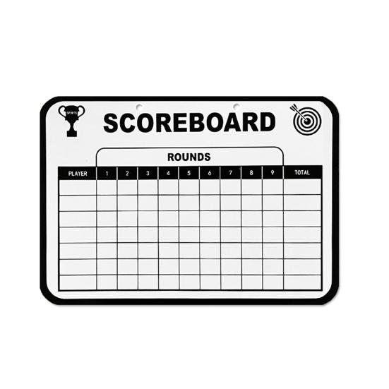 Golf Scorecard Board Erasable Dry Erase Whiteboard with 1 Pen Portable Golf Score Card Holder Accessories for Men Women Golfer