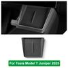 Wireless Charging Silicone Pad Anti-skid Pad For Tesla Model Y Juniper 2025 2026 Launch Car Central Control Interior Accessories