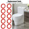 10Pack Toilet Flapper Sealing Washer Silicone Flush Valves Sealing Gaskets Diaphragm Drain Valves Toilet Tank Accessories