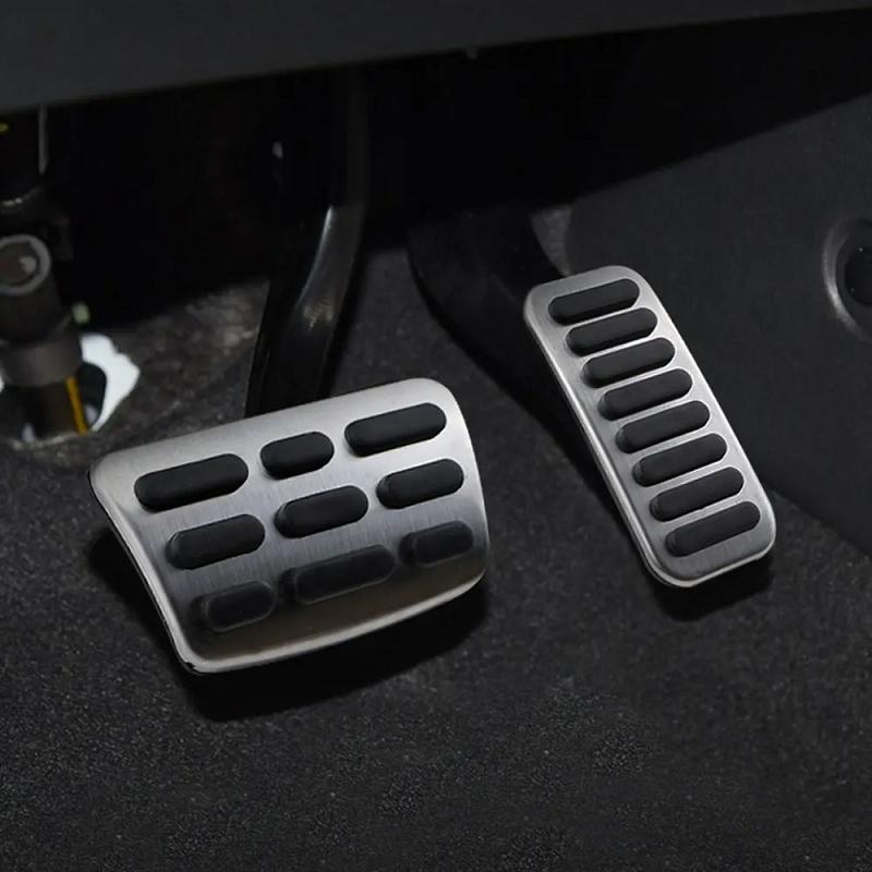 For Kia Stonic Niro 2017 2019 2020 2021 Stainless Steel AT Accelerator Brake Pedal Cover Anti Skid Foot Pad Styling Accessories