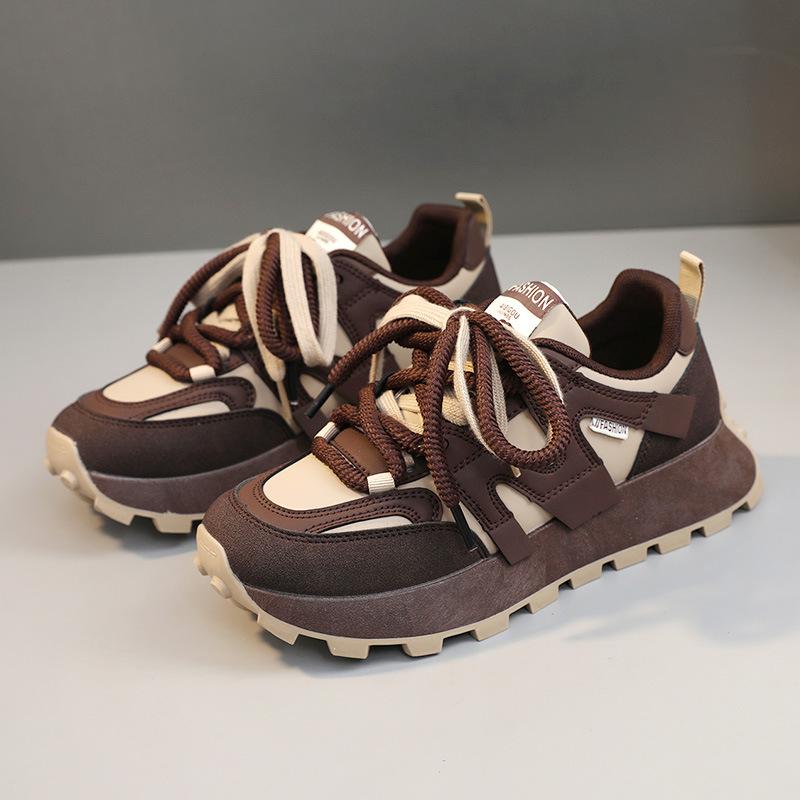 

G6822-1 Новые классические женские туфли весна-осень с буквами дышащие удобные повседневные кроссовки с приподнятым дном 40