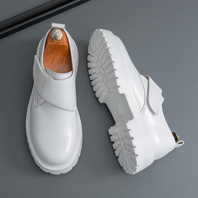 Fashion New Arrival Men Thick Bottom Oxford Shoes Casual Leather Shoes Fashion Business Formal Dress Footwear Soft Outdoor Male loafers