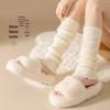 Women's Knee-Length and Over-the-Knee Plush Winter Socks, Thickened for Warmth