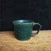 Japanese Coarse Pottery Coffee Cup Breakfast Creative Afternoon Cup Tea Old Retro Vintage Ceramic Cup