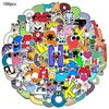 100pcs Alfabeto Lore Poppy Roblox Adesivo Impermeável Decoração Presente Educacional para Bebê